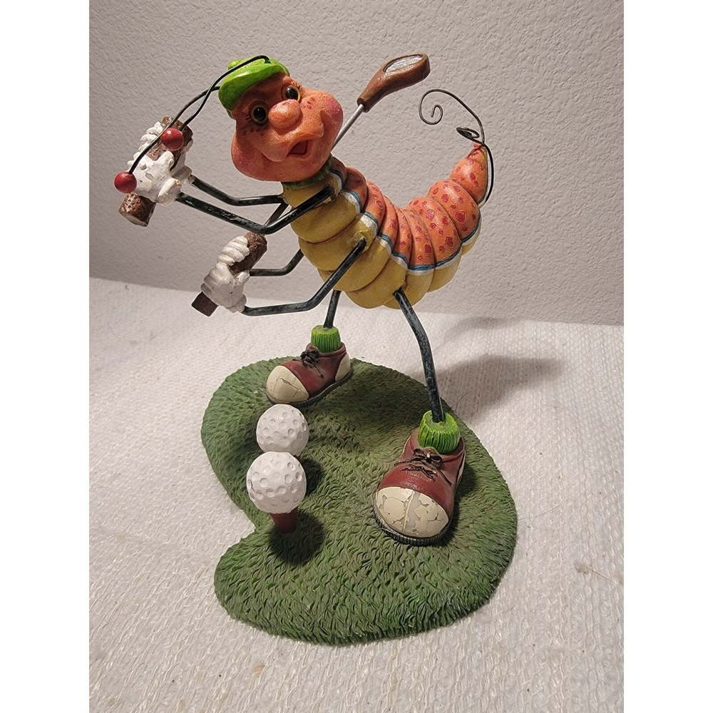 RARE DESIGN IMPRESSIONS " ACE DUFFER  SLICE" BUGS A GOLFING  FIGURINE   #13112